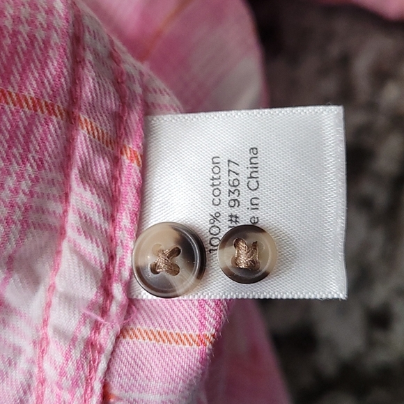 Pink Long Sleeve Button Down - Picture 4 of 5